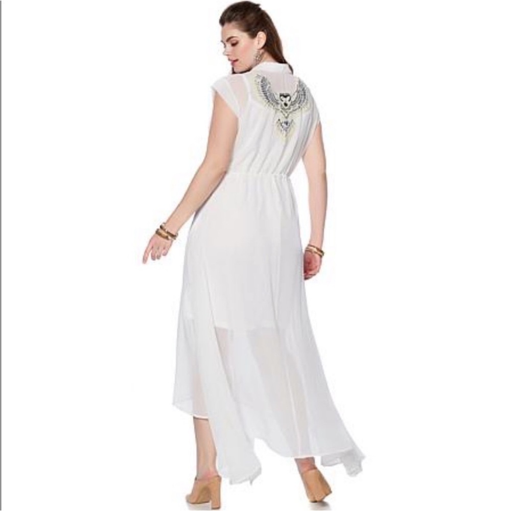Sheryl Crow Beaded‎ Owl Dress or Duster
